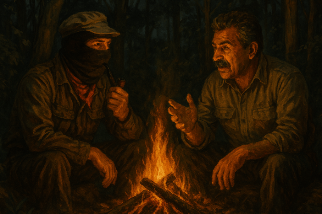 Dialogo immaginario tra Marcos ed&nbsp;Ocalan